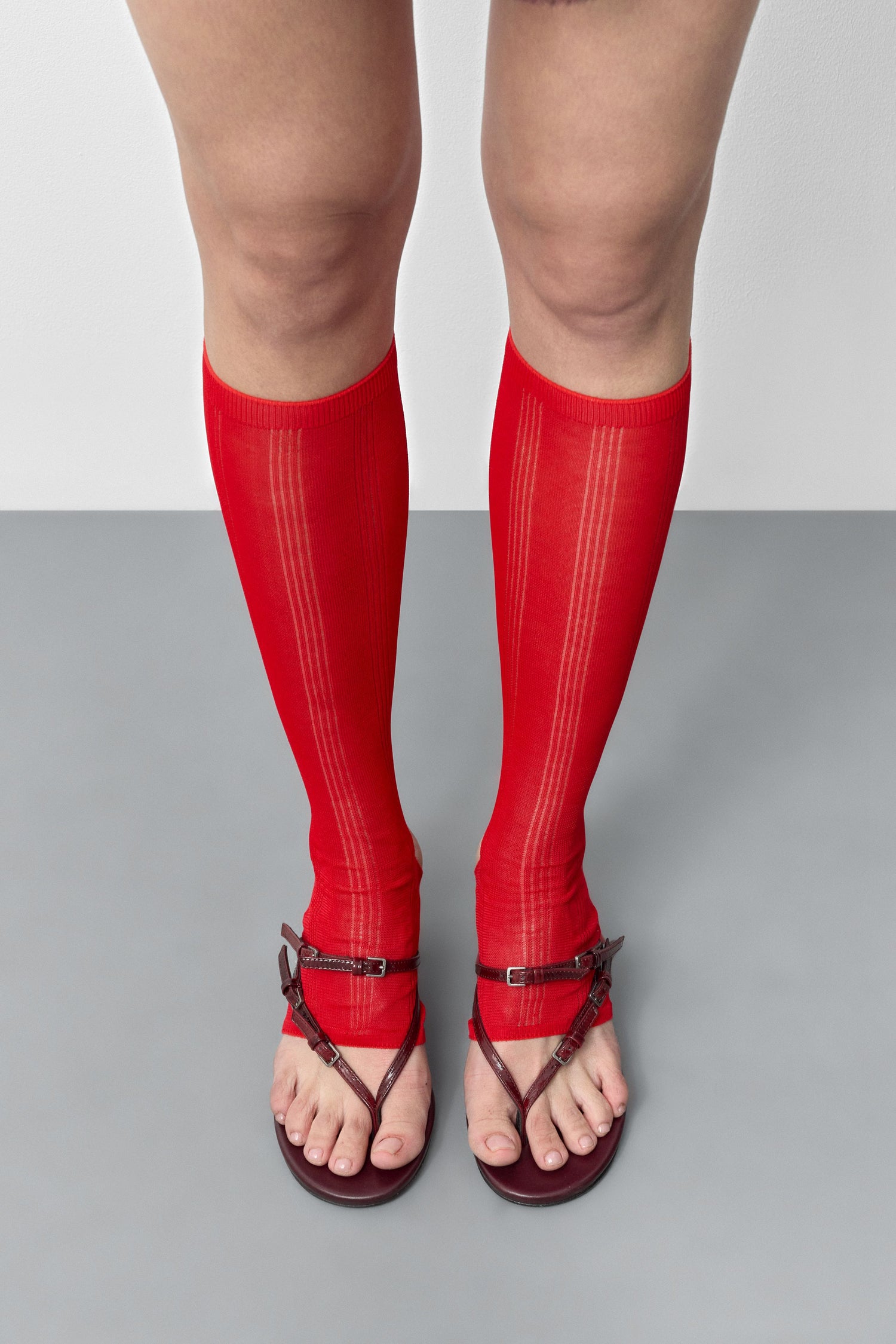 Sandales Abisai Burgundy - Miista