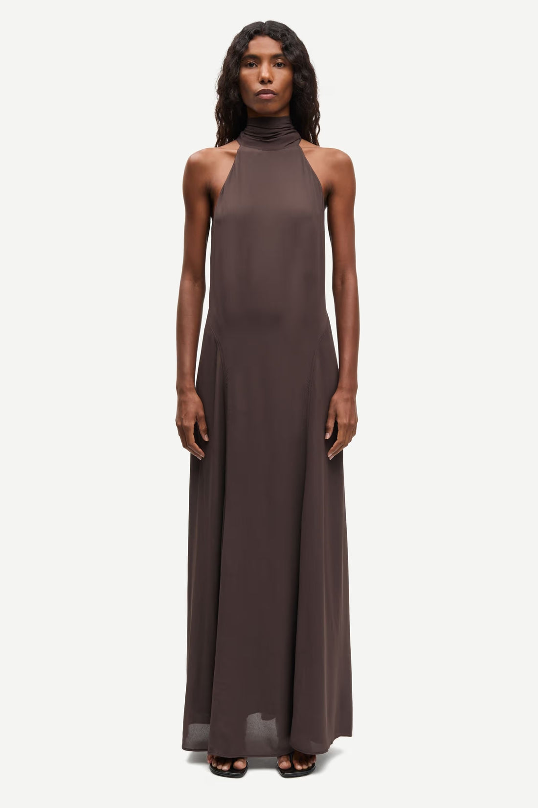 Robe Longue Marron Saniva - Samsoe Samsoe
