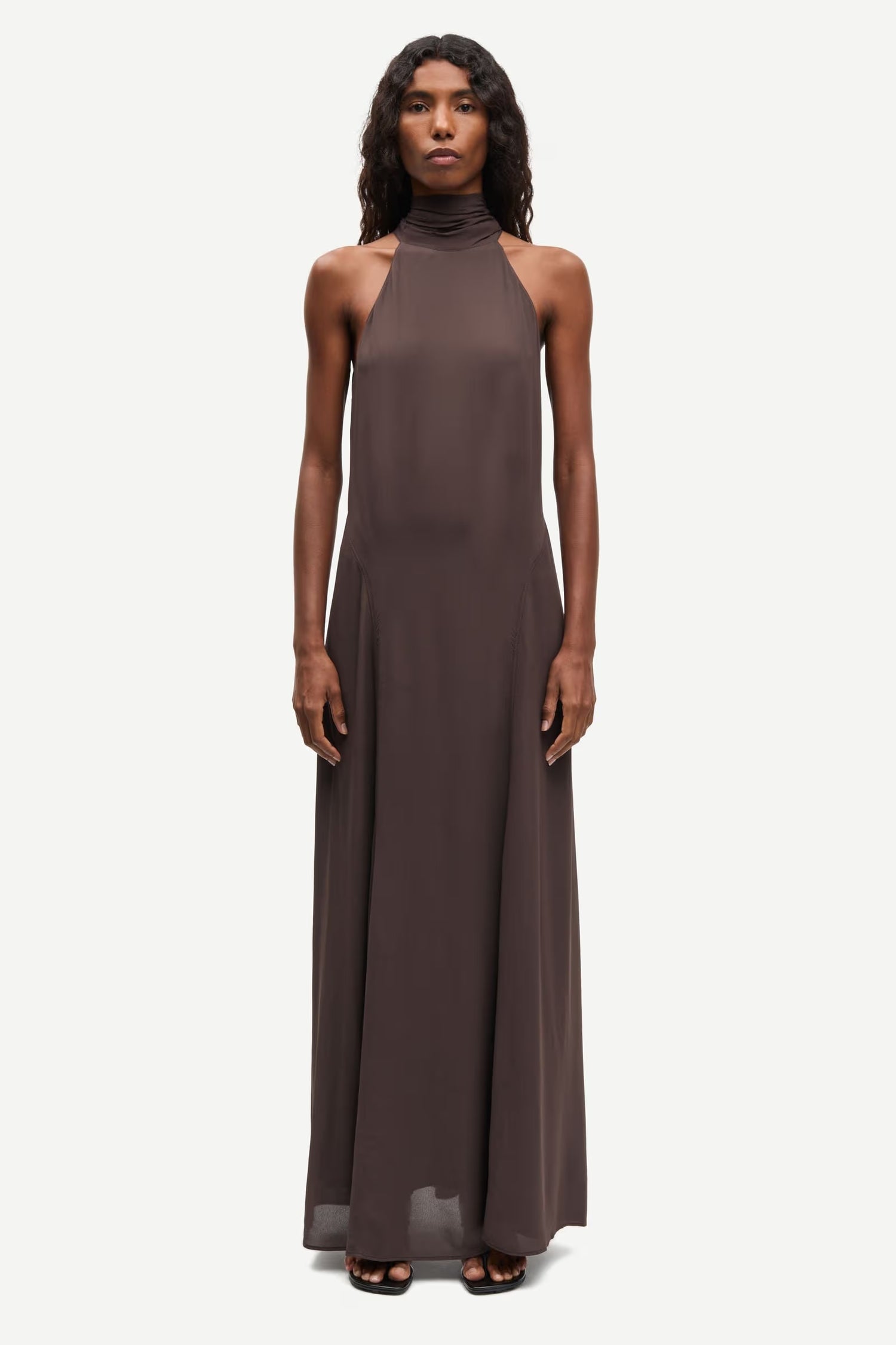 Robe Longue Marron Saniva - Samsoe Samsoe