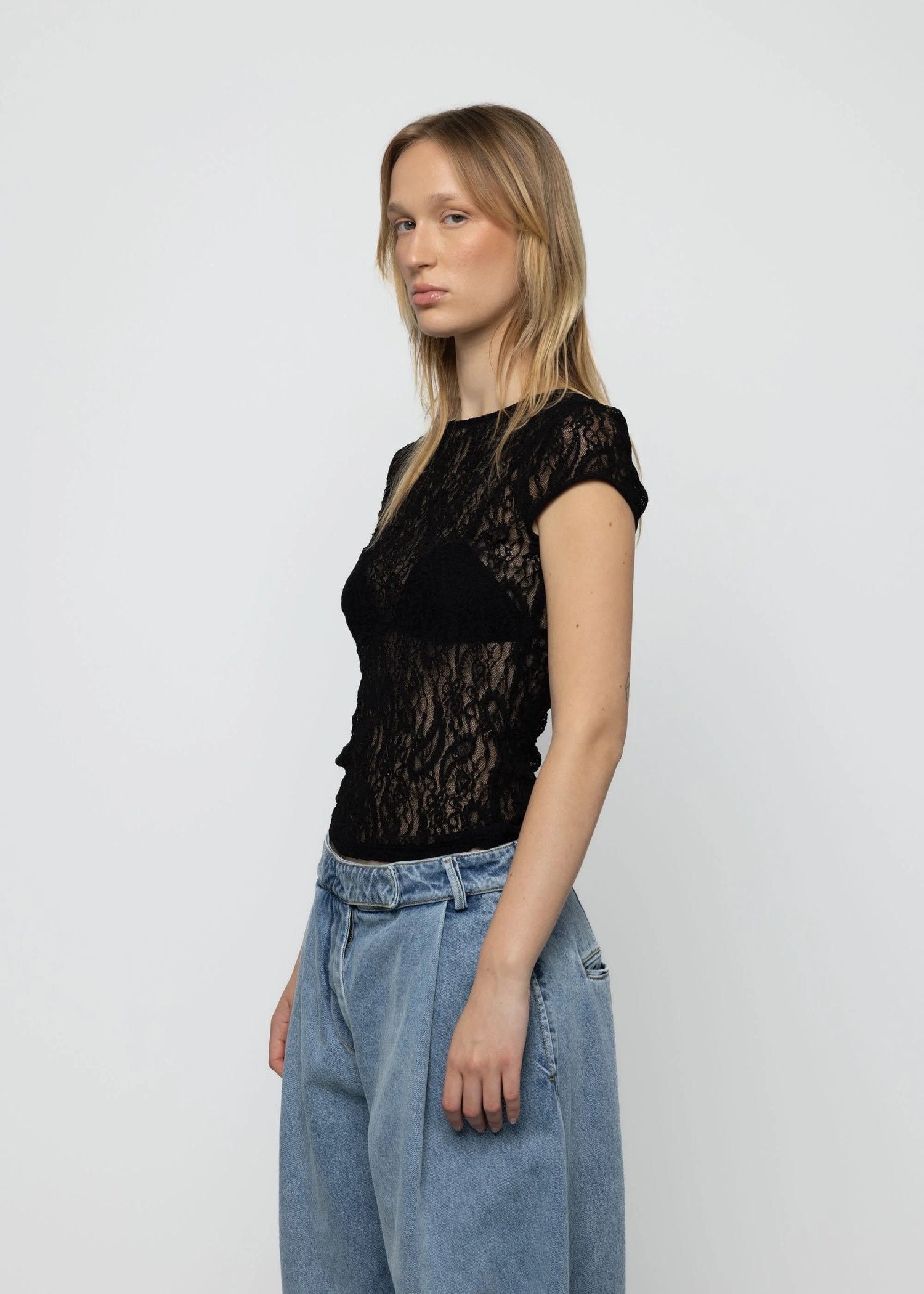 Baby Tee Dentelle - Esthé