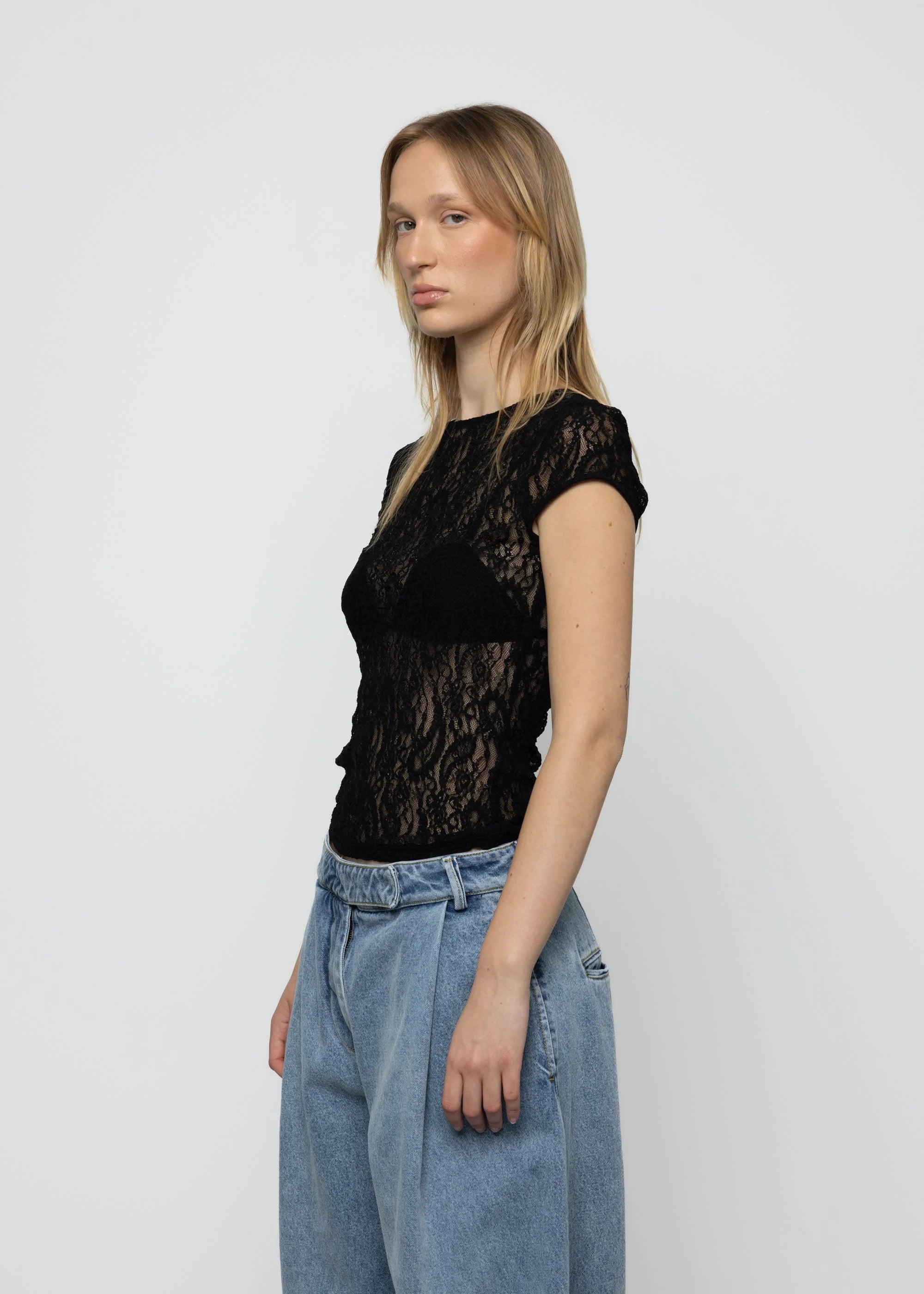 Baby Tee Dentelle - Esthé