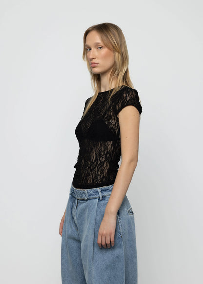 Baby Tee Dentelle - Esthé