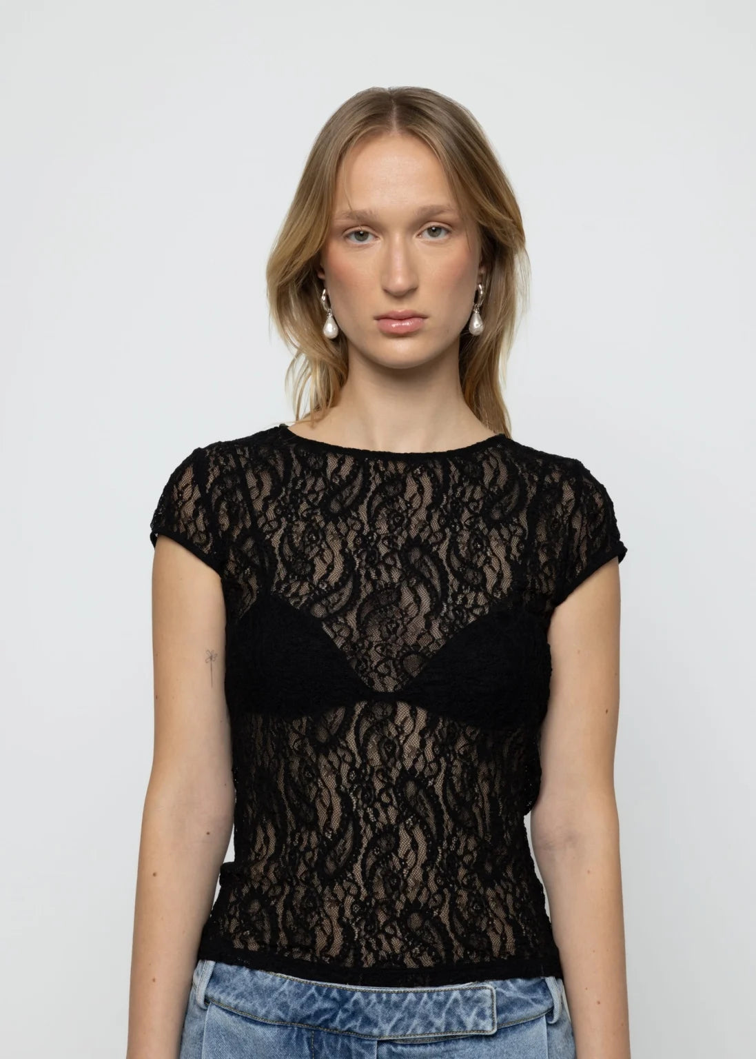 Baby Tee Dentelle - Esthé