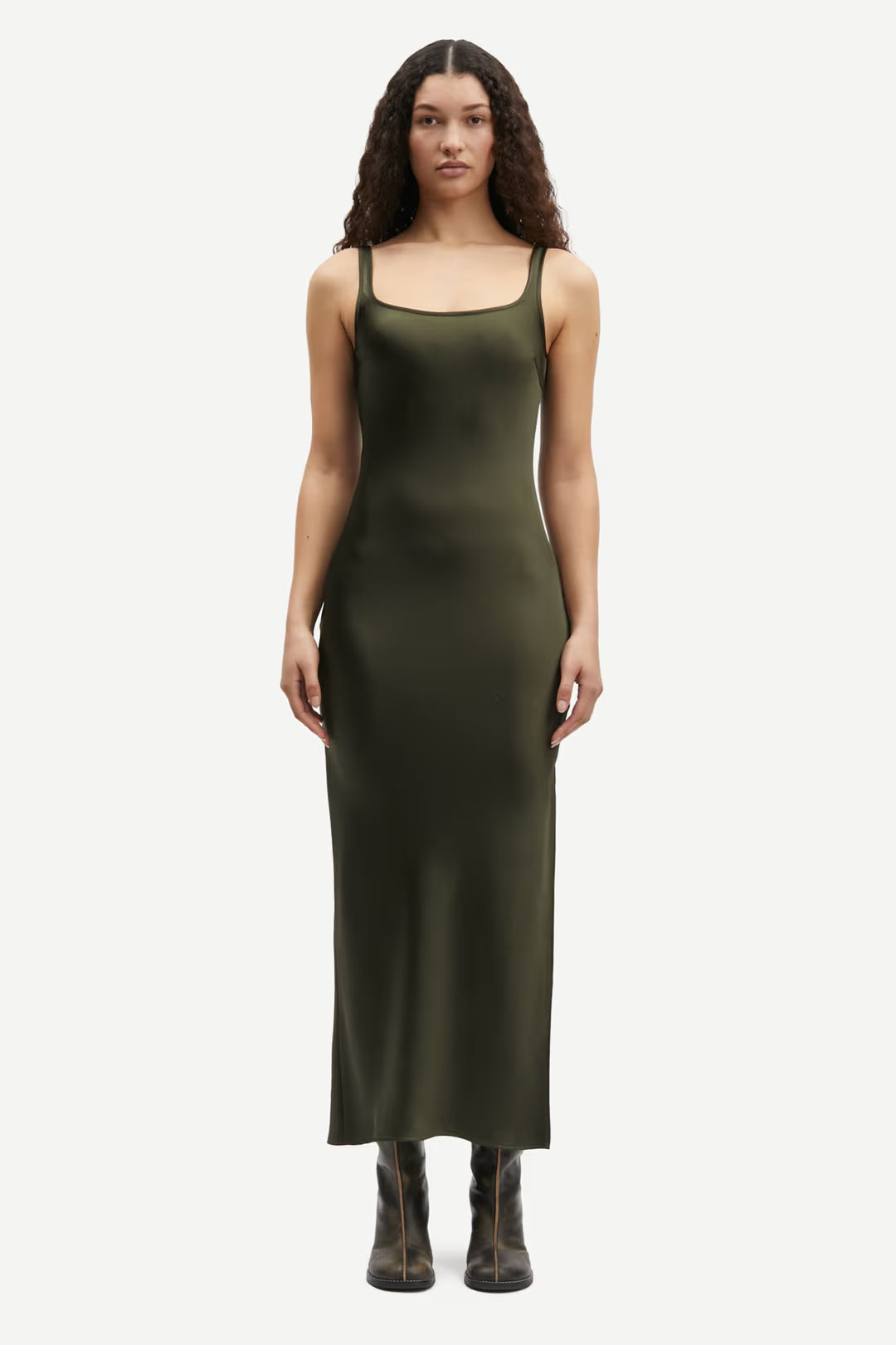 Robe Sunna Vert Forêt - Samsoe Samsoe