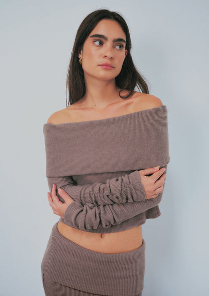 Top Caricia Taupe - Feners
