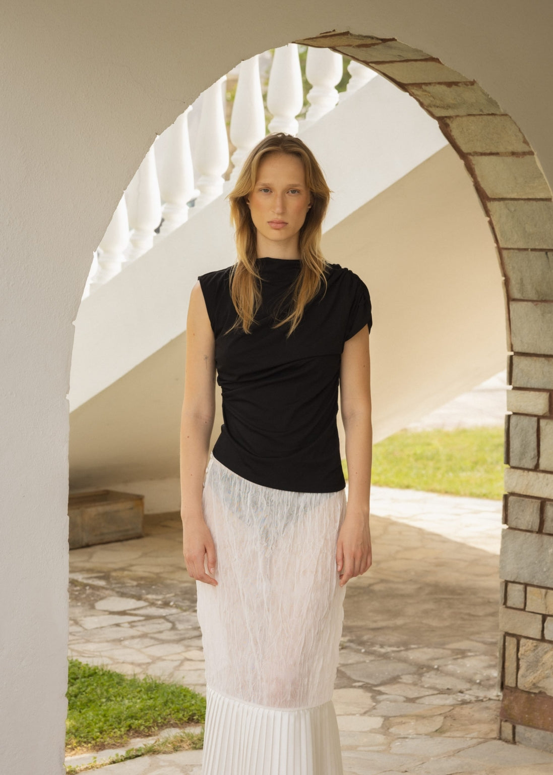 Top Drapé Asymétrique - Esthé