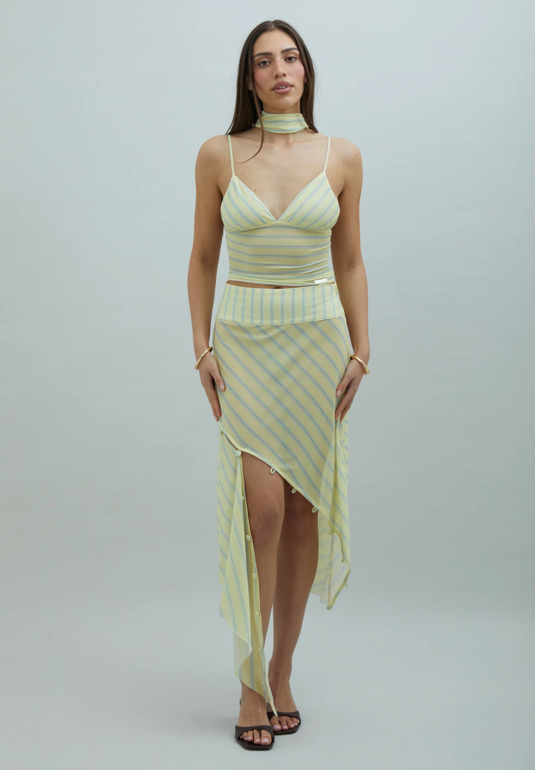 Jupe Mesh Rayé - House Of Sunny