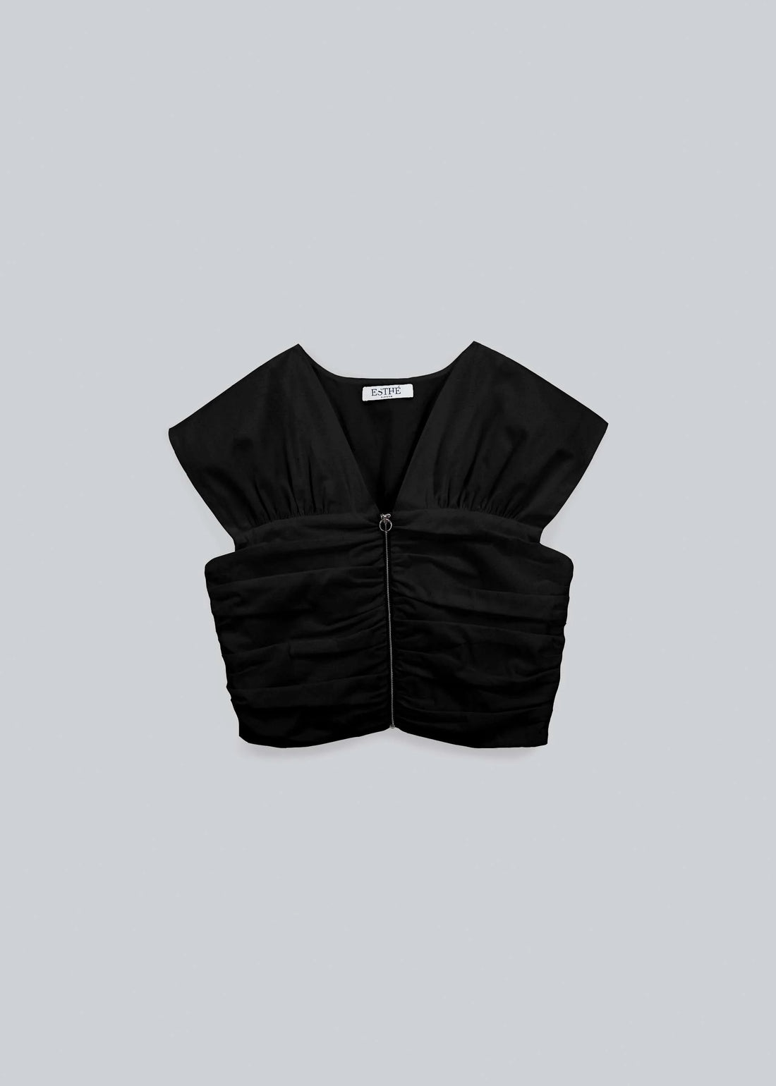 Top Réversible Popeline Noir - Esthé
