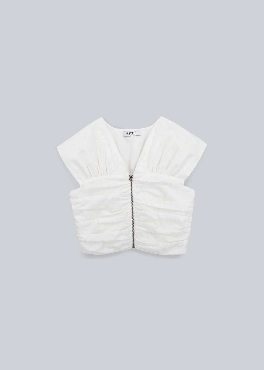 Top Réversible Popeline Blanc - Esthé