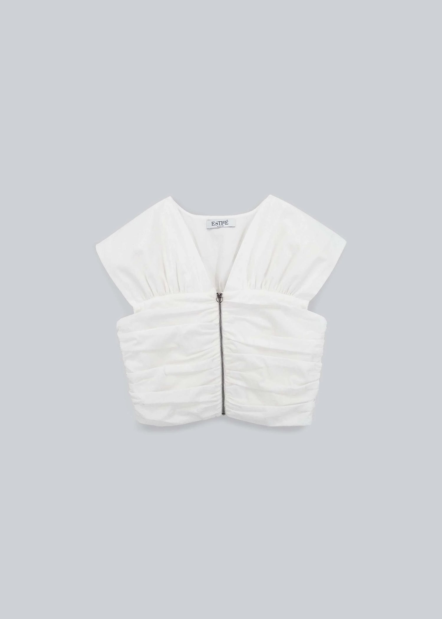Top Réversible Popeline Blanc - Esthé