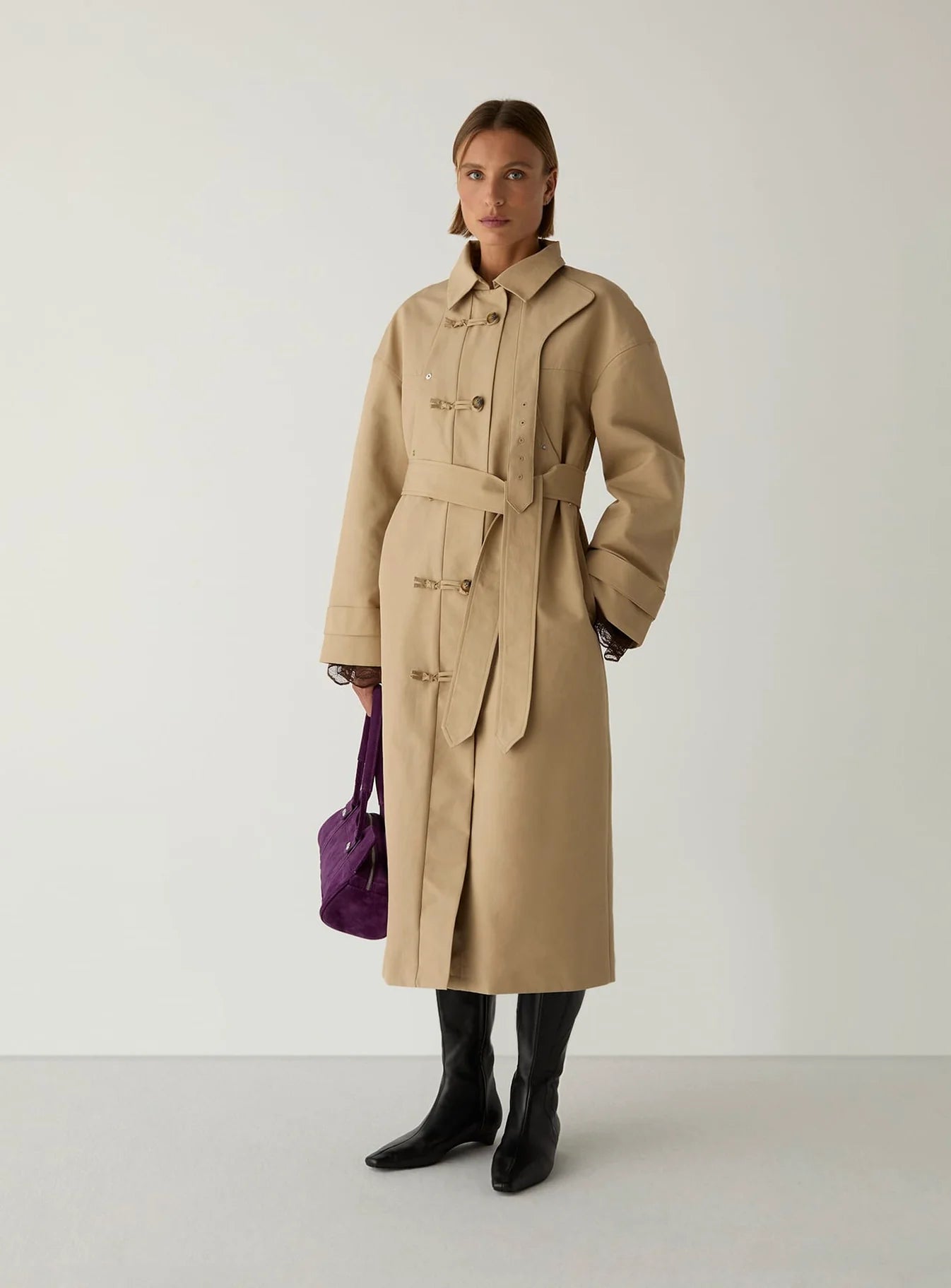 Trench Long Antwerp - Laagam