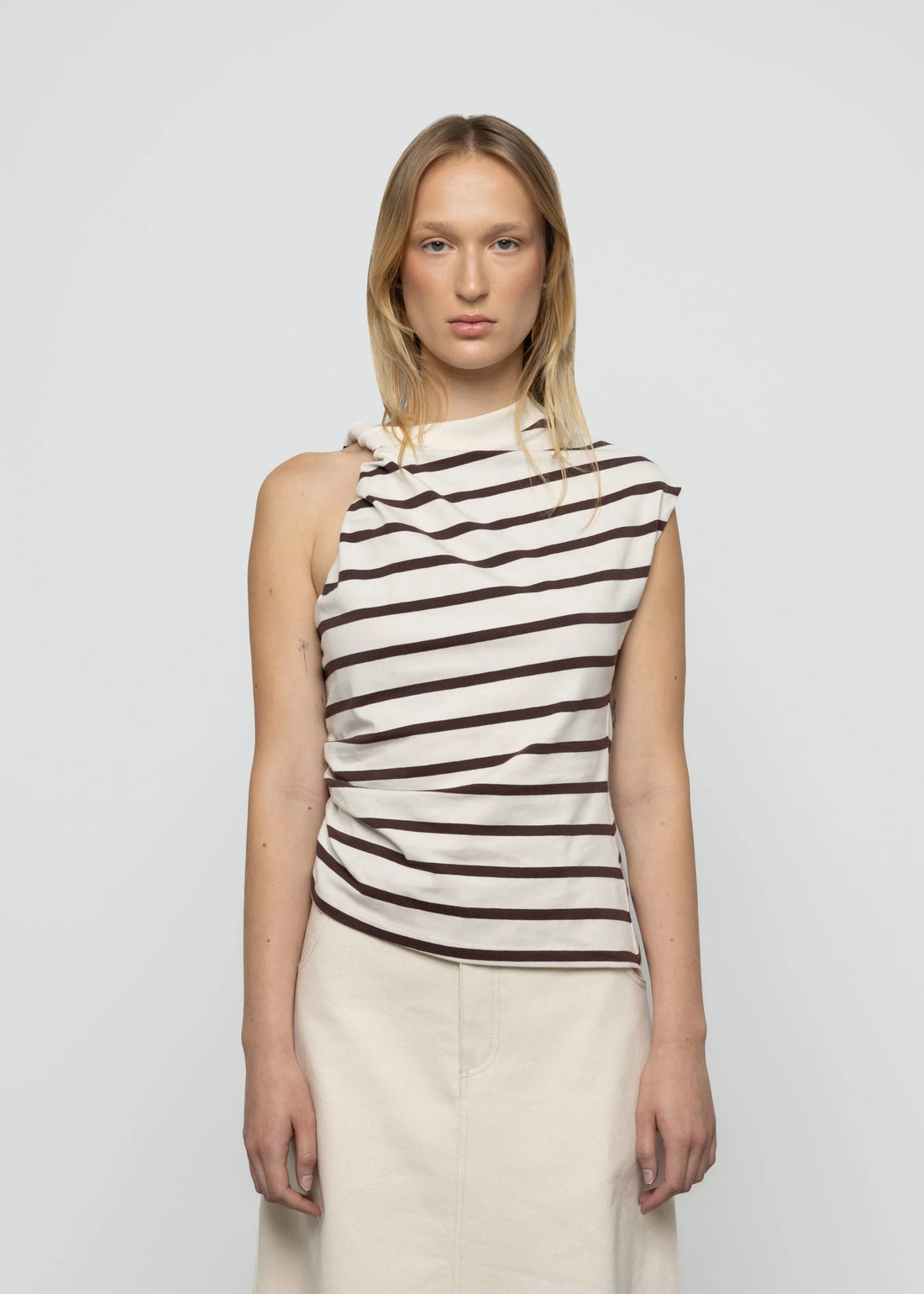 T-shirt Asymétrique Rayé - Esthé