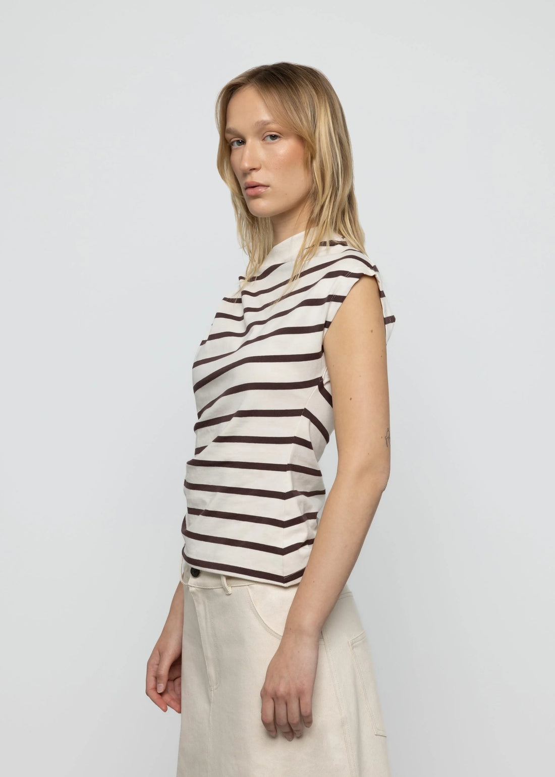 T-shirt Asymétrique Rayé - Esthé