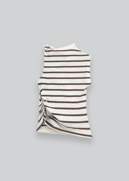 T-shirt Asymétrique Rayé - Esthé